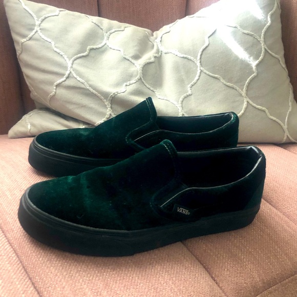 green velvet vans